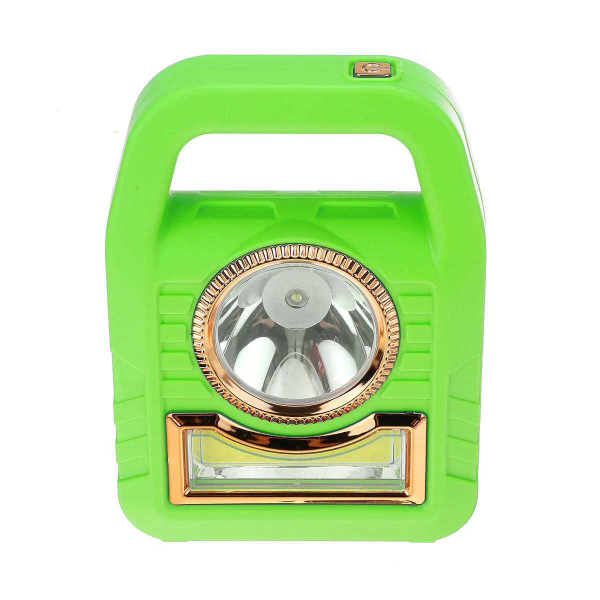 2-in-1 Solar Portable Camping Light - USB Rechargeable LED COB Flashlight for Hiking & Outdoor Emergencies