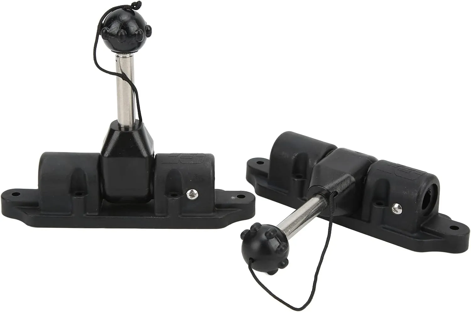 2PCS Kayak Paddle Lock Holder, Inflatable Boat Oar Lock Patch, Sturdy ABS Material, 360 Rotatable, Easy to Install, for Canoes Rafts Dinghy Accessories