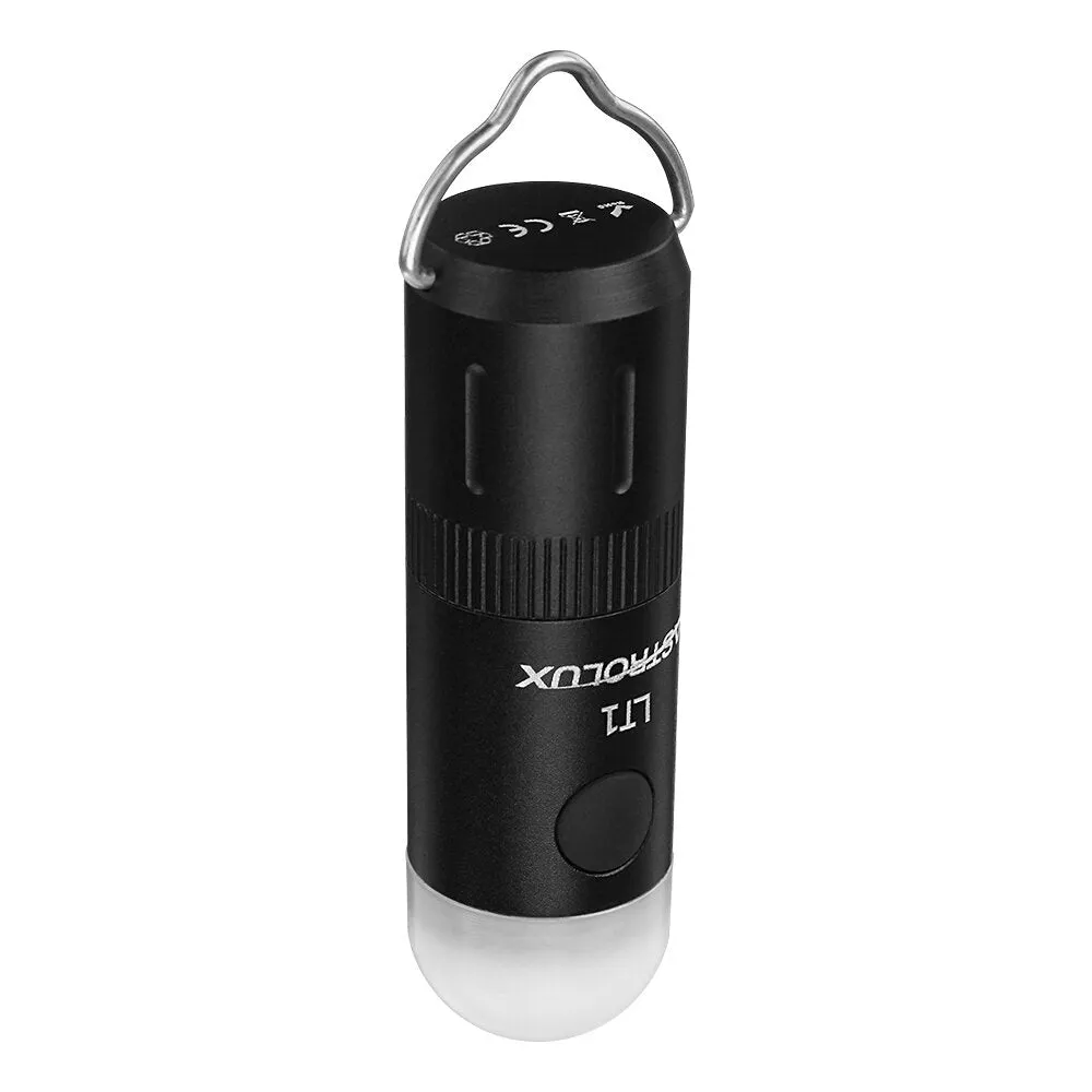 350LM Mini LED Camping Lantern - 14250 Battery - Keychain Flashlight
