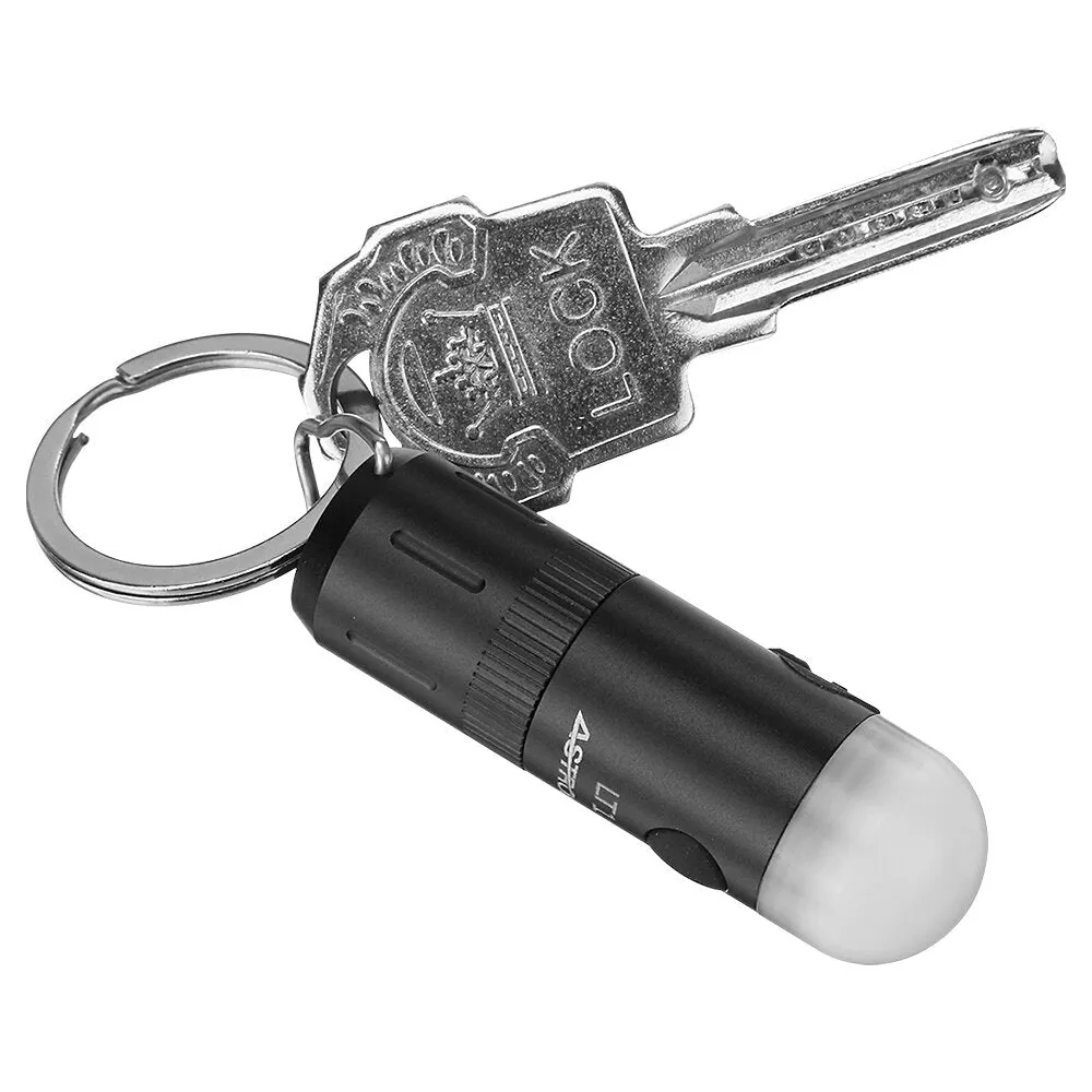 350LM Mini LED Camping Lantern - 14250 Battery - Keychain Flashlight