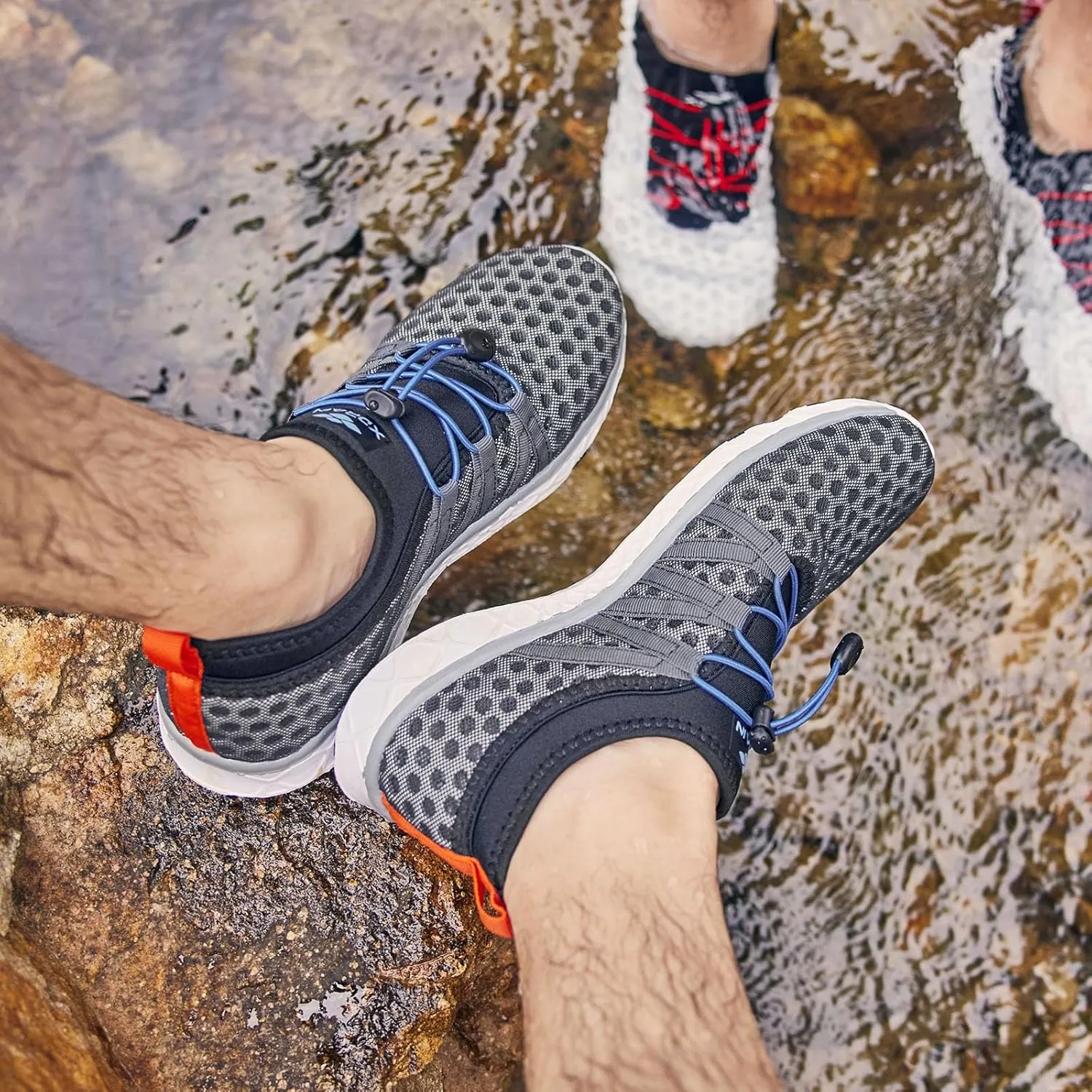 ALEADER Men's Quick Drying Aqua Water Shoes