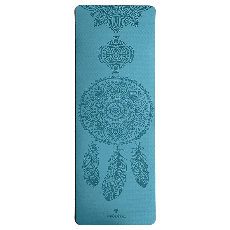 Blue Dream Catcher Yoga Mat