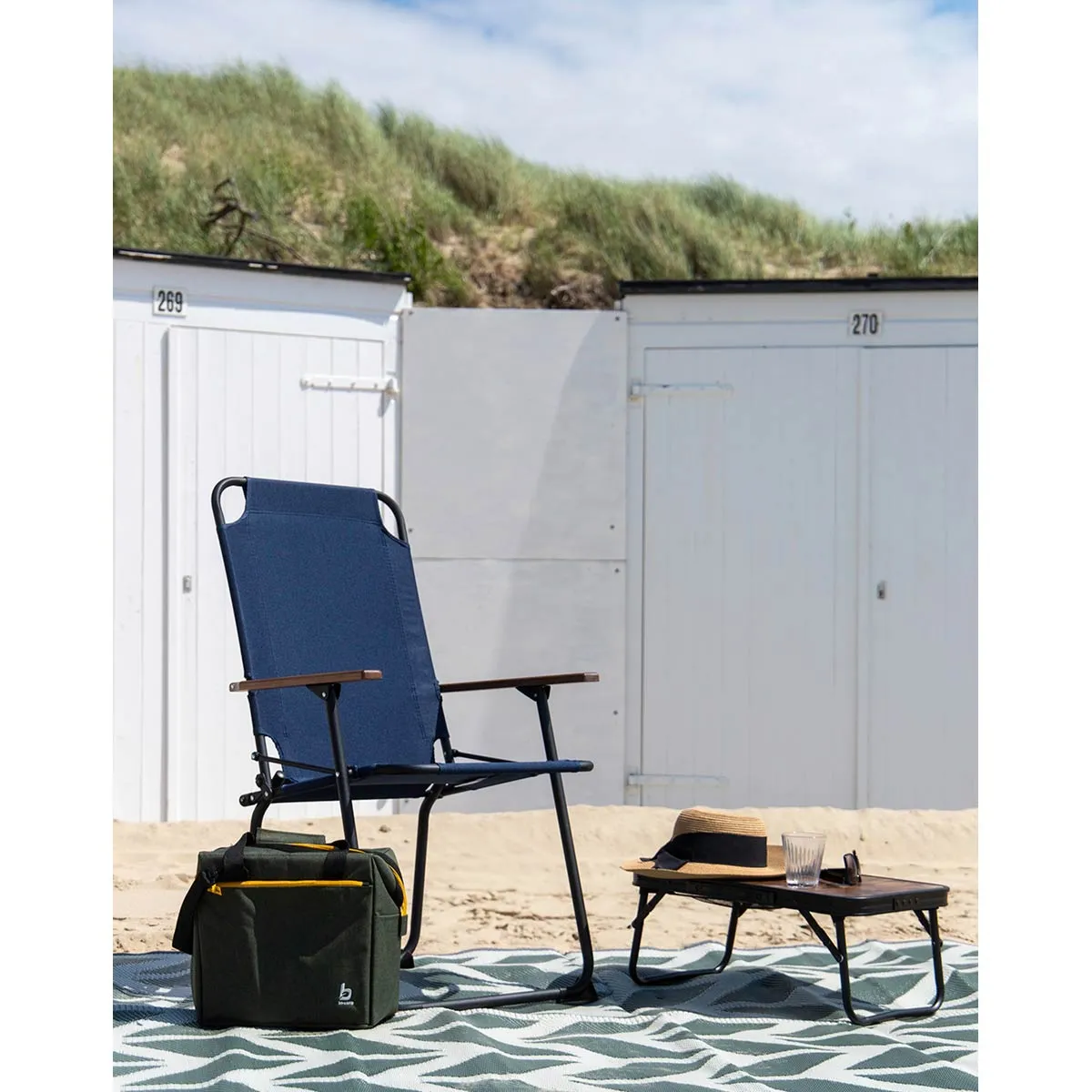 Bo-Camp Industrial Collection Chair Bushwick M Blue