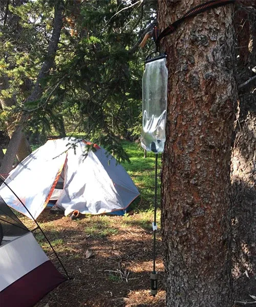 Complete Gravity Water Filter System for Hiking, Camping, Survival and Travel