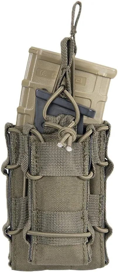 EXCELLENT ELITE SPANKER Open Top M4 M14 M16 AR15 Mag Pouch and Single Pistol Mag Pouch Flashlight Holder Magazine