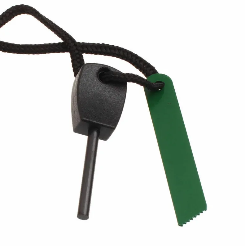 Flint Stone Rod Fire Starter Lighter Magnesium Emergency Survival Tool