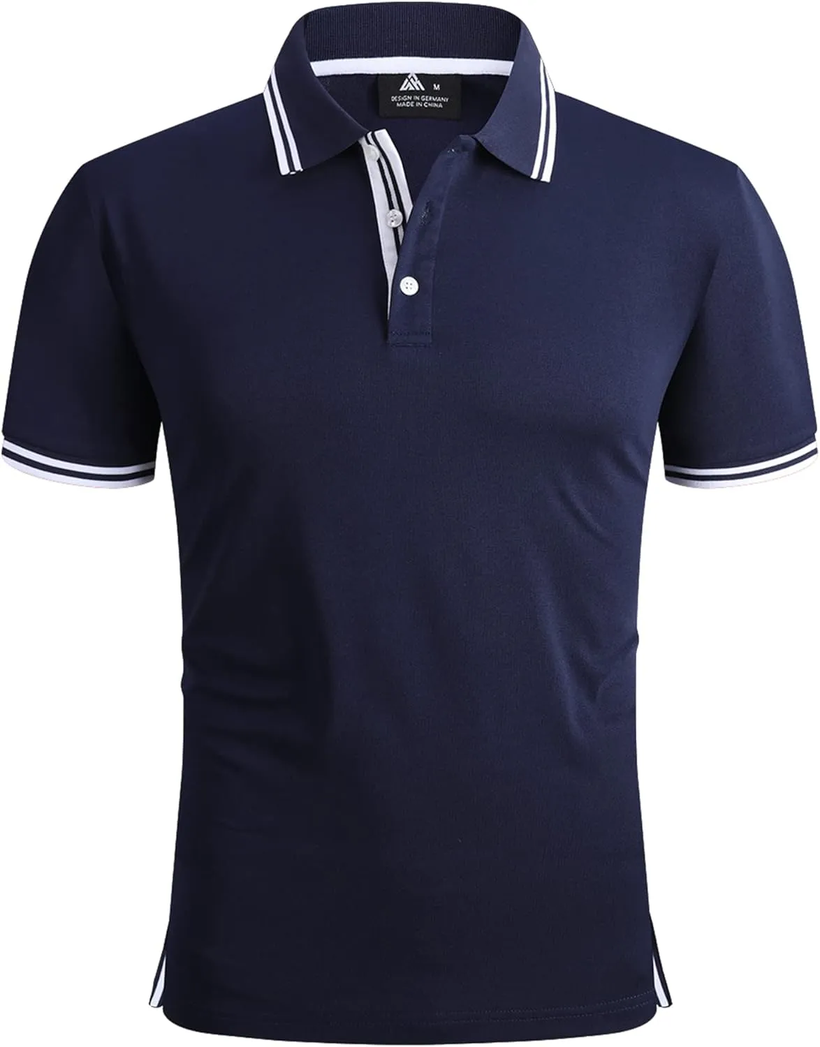 GEEK LIGHTING Polo Shirts for Men Short Sleeve Summer Causal Collared Golf Tennis T-Shirt