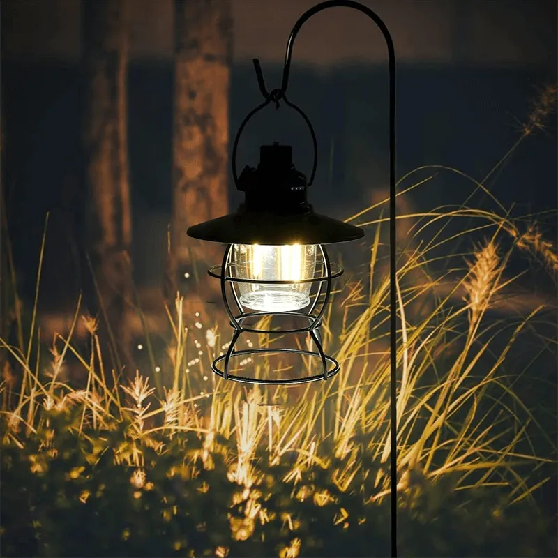 High Brightness Rechargeable LED Vintage Lantern