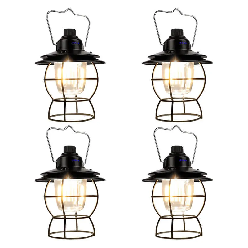 High Brightness Rechargeable LED Vintage Lantern