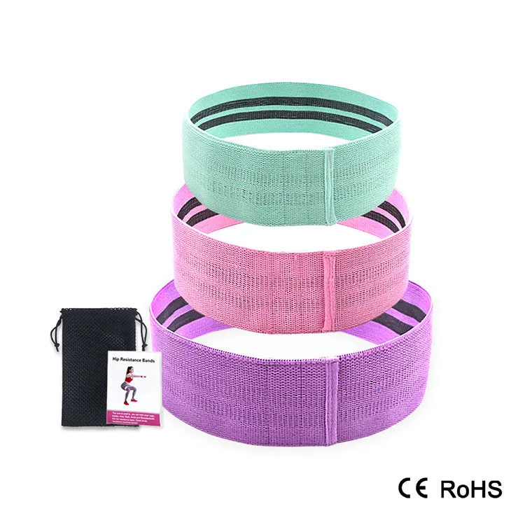 Hip Resistance Bands - Set of 3