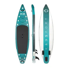 K&B INFLATABLE TOURING PADDLE BOARD DUNCUN 11 FT BLUE