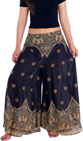 Lannaclothesdesign Palazzo Pants for Women Wide Leg Boho Harem Yoga Pants S M L XL Sizes