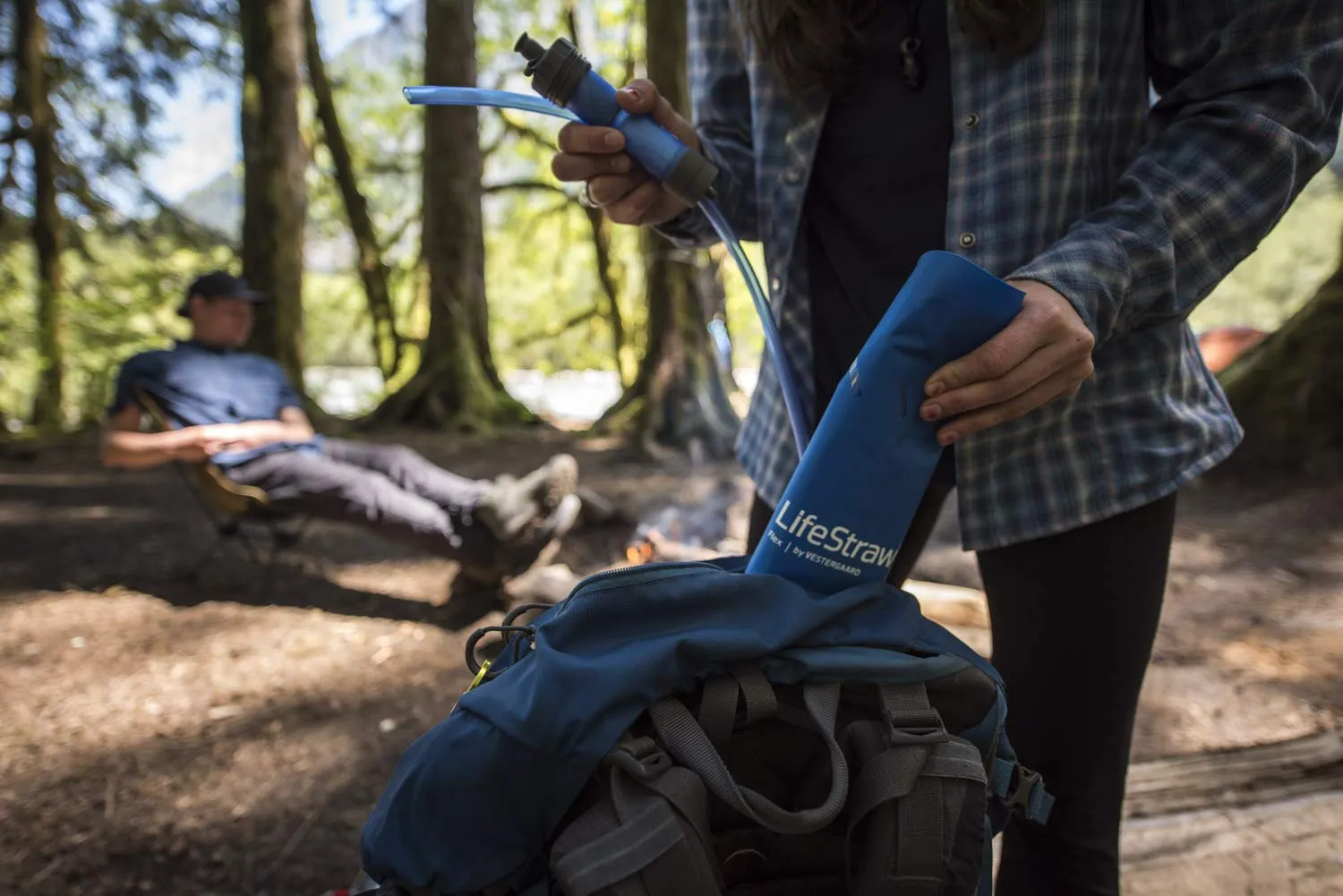 LifeStraw Flex Advanced Water Filter with Gravity Bag - Removes Lead, Bacteria, Parasites and Chemicals
