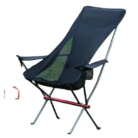 Lightweight Portable Camping Moon Chair - Aluminum Folding Picnic, Beach, Outdoor, Travel, Fishing, Hiking, Garden Seat