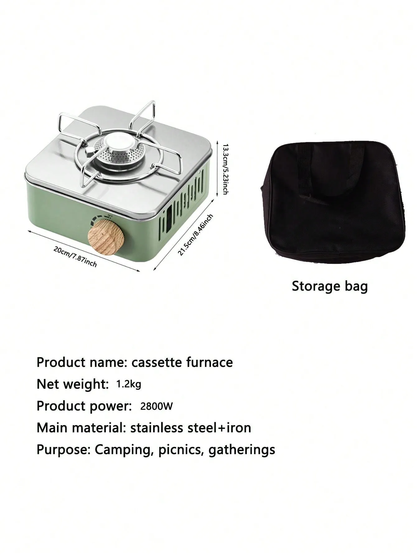Portable Camping Gas Stove, Outdoor Cooking Stove For BBQ