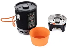 Portable Camping Stove With, Heat Exchanger & Pot Bowl System