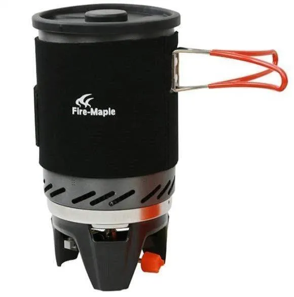 Portable Camping Stove With, Heat Exchanger & Pot Bowl System