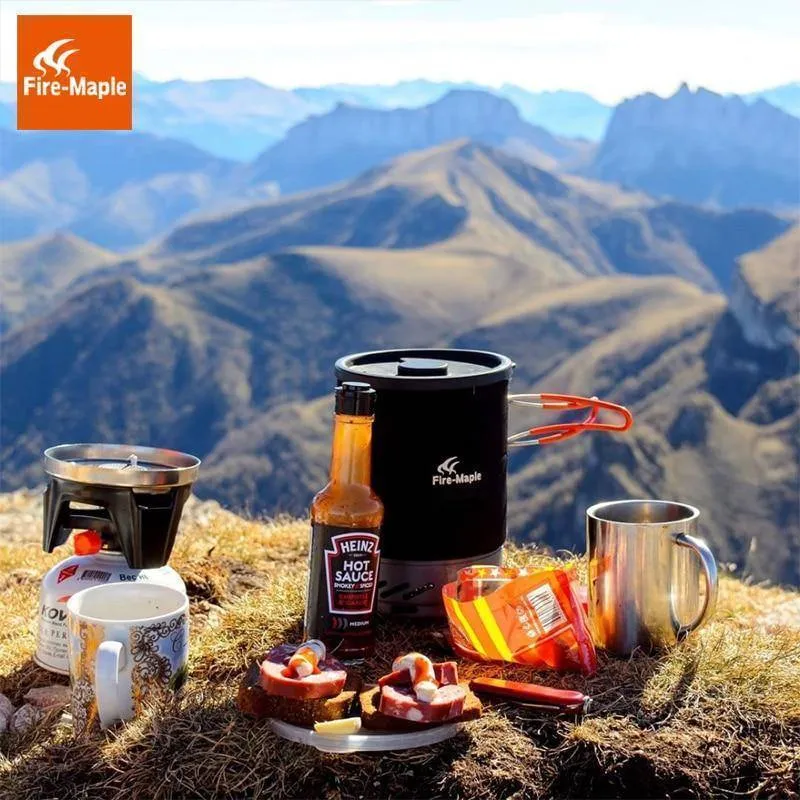 Portable Camping Stove With, Heat Exchanger & Pot Bowl System