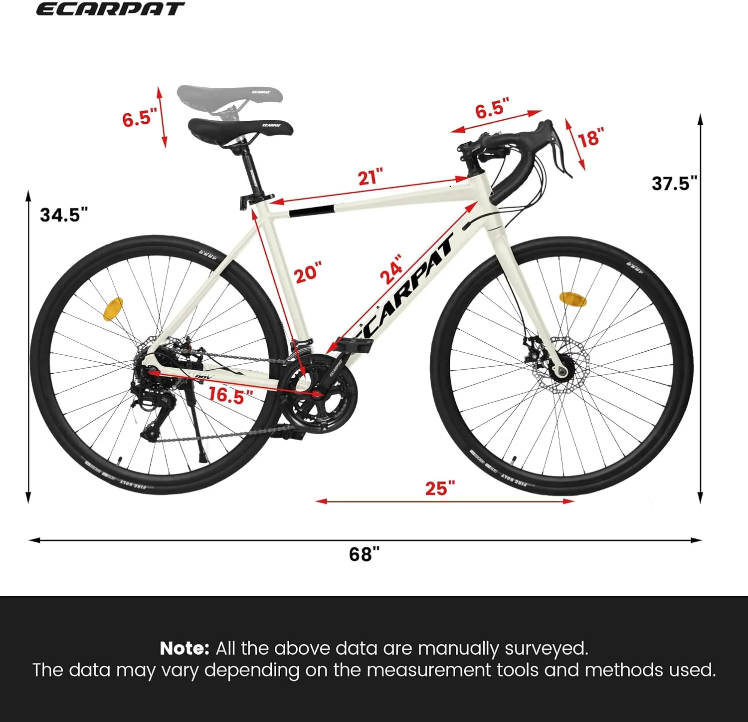 Road Bike 700C Tires, Drop Bar 16 Speeds Hybrid Bike for Men Women, Aluminum Alloy Lightweight Frame Disc Brake Racing Bike, City Commuting Road Bicycle for Men Women, Pink, White, Blue Color