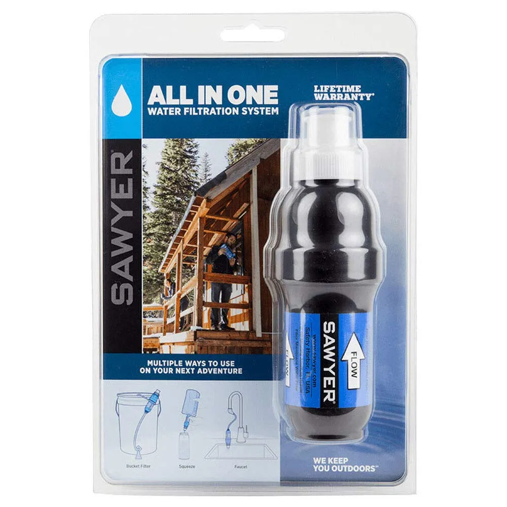 Sawyer Products SP181 PointOne All-in-One Filtration Kit with 32-Ounce Squeezable Pouch