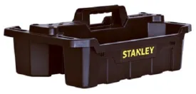 Stanley STST41001 Black Portable Tool Storage Tote Caddy - Quantity of 3