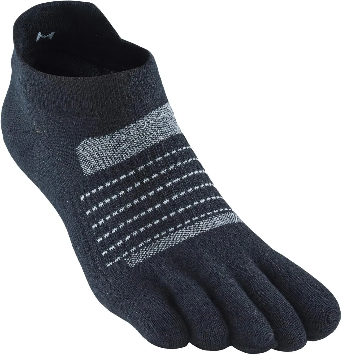 Toe Socks for Men and Women Coolmax Five Finger No Show Athletic Running High Performance Lightweight 3 Pairs