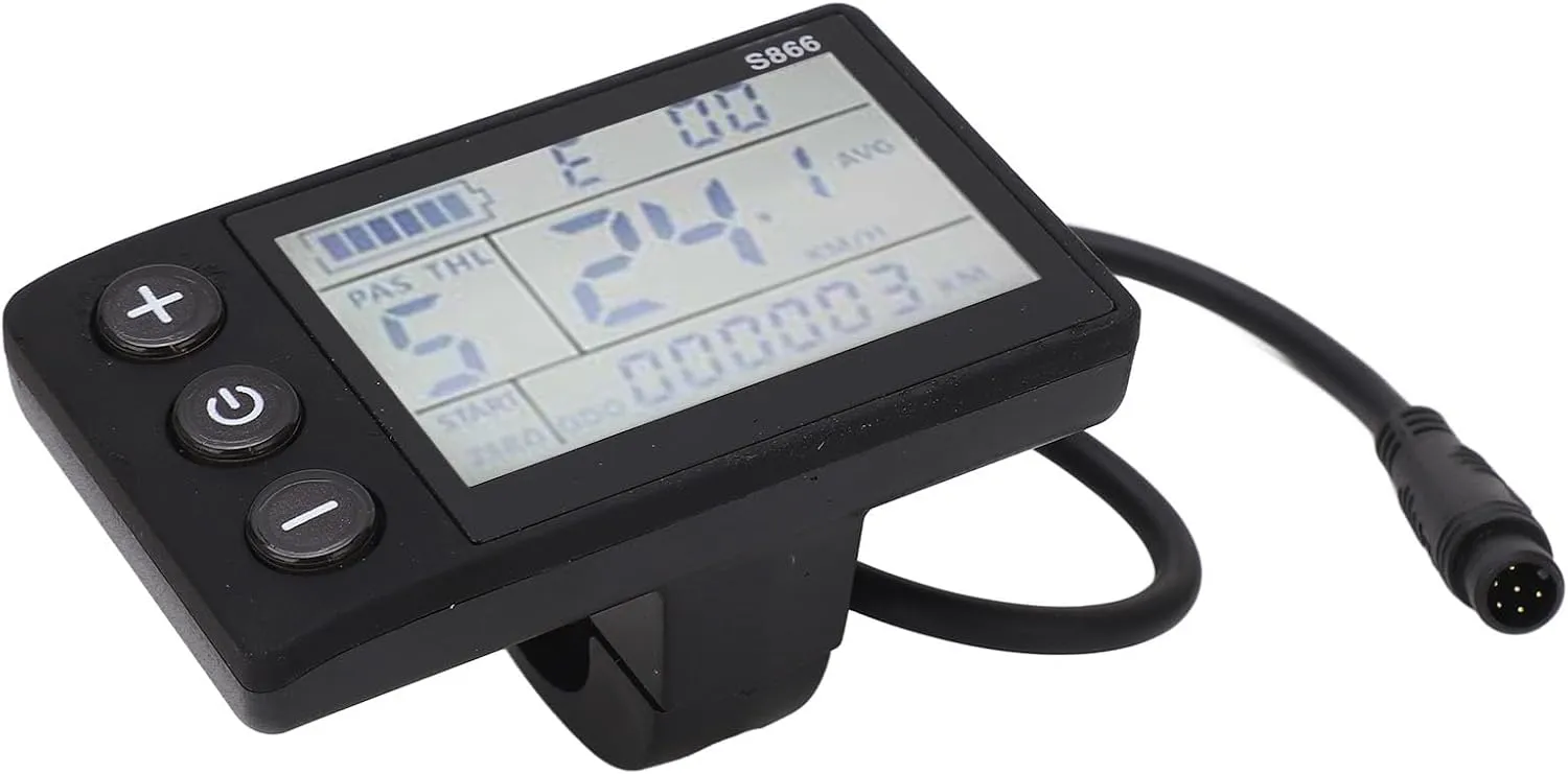 VGEBY Electric LCD Display Waterproof with 6P Connector for Mountain Conversion LCD Panel Parts
